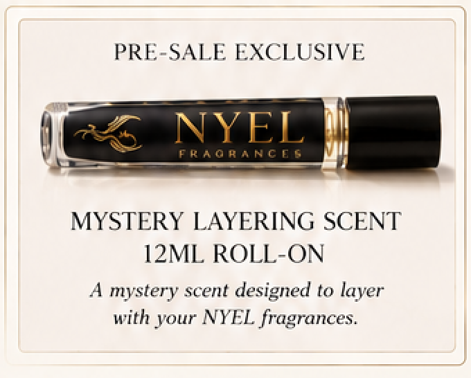 NYEL Fragrances mystery layering scent, 12ml black-cap roll-on